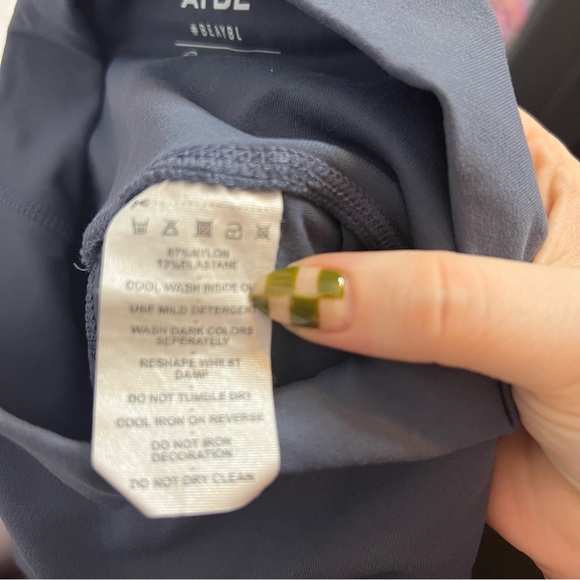 Aybl Nylon Spandex Bike Shorts, Size XS - Picture 3 of 6